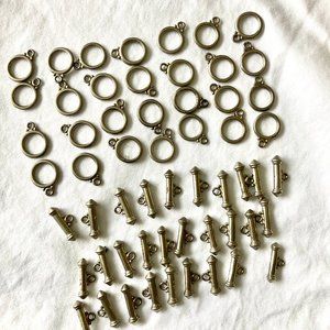 Pewter Toggle Sets for Jewelry Making, Necklaces, and Bracelets.